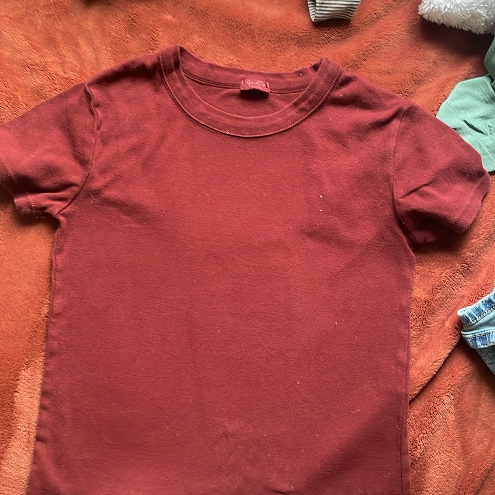 brandy  Melville red burgundy top